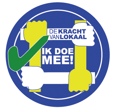 Sticker De Kracht van Lokaal voor ondernemers